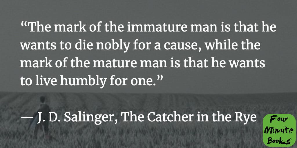 Original review JD Salinger Catcher in the Rye is insufferable