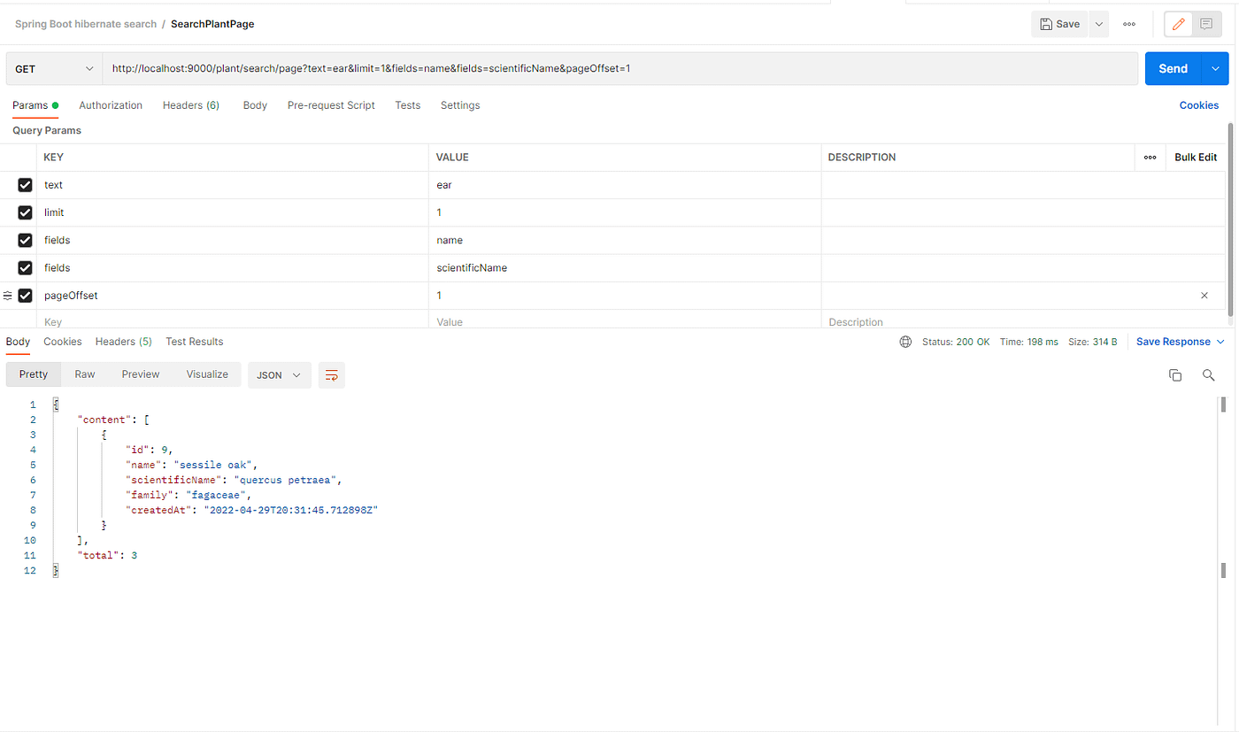 Spring hibernate hotsell search