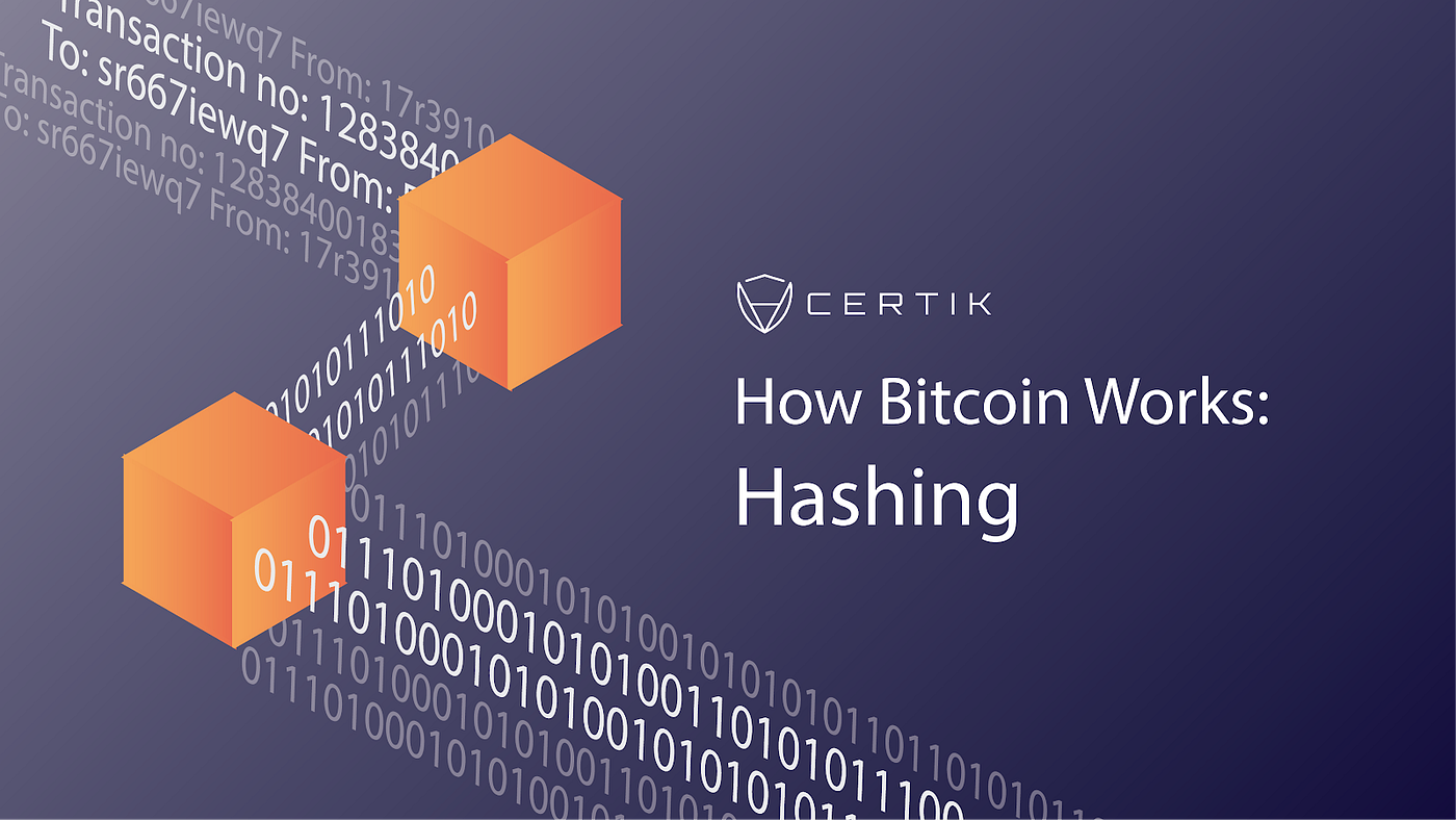 How Bitcoin Works: Hashing. A hashing function is a function that… | by  CertiK | CertiK | Medium