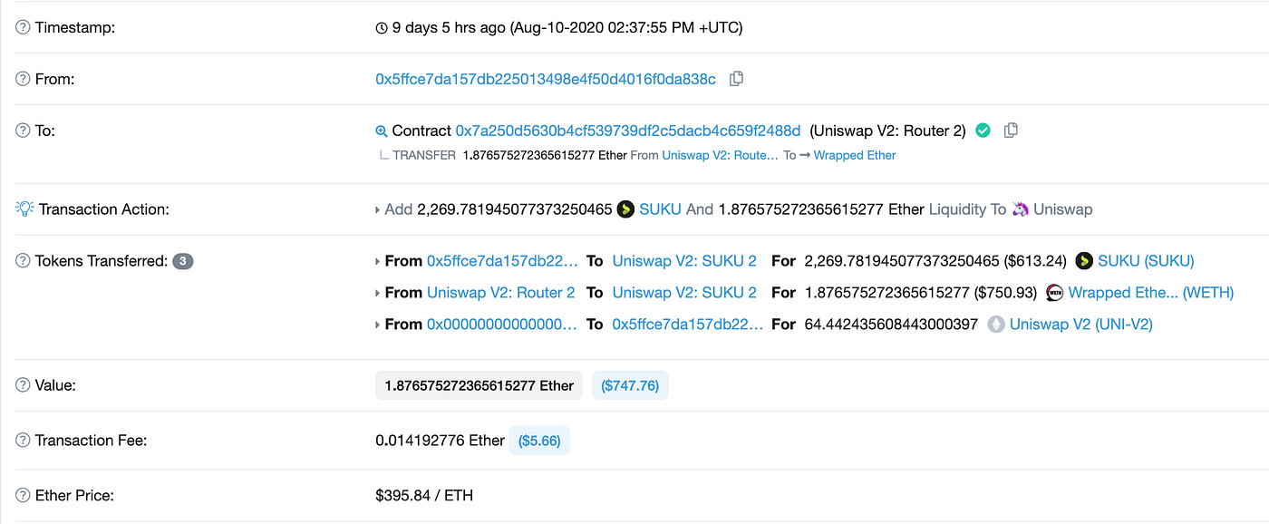Liquidity Mining Rewards — How I made a 39% ROI in less than a week | by  Alexander Hübner | Medium