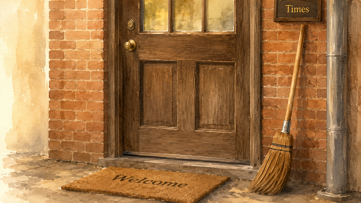 Who Put the Welcome Mat There?