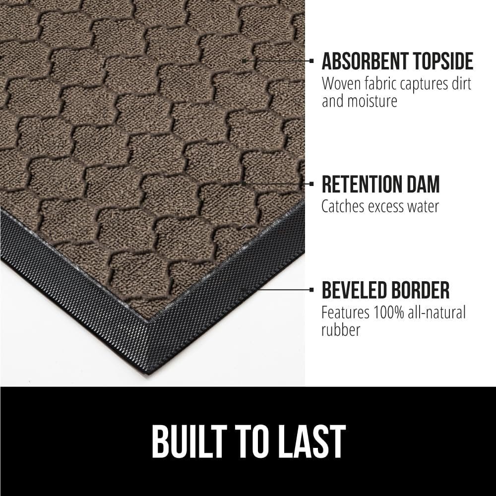 Gorilla Grip  All-Natural Rubber Door Mat