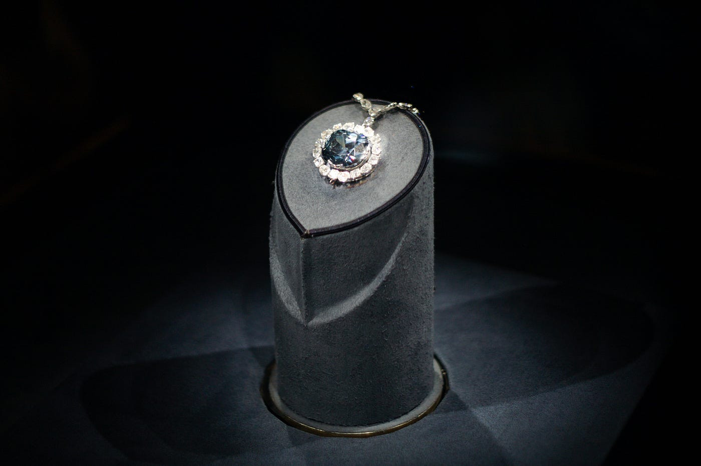 The Hope Diamond is thought to carry a curse from Louis XIV to an
