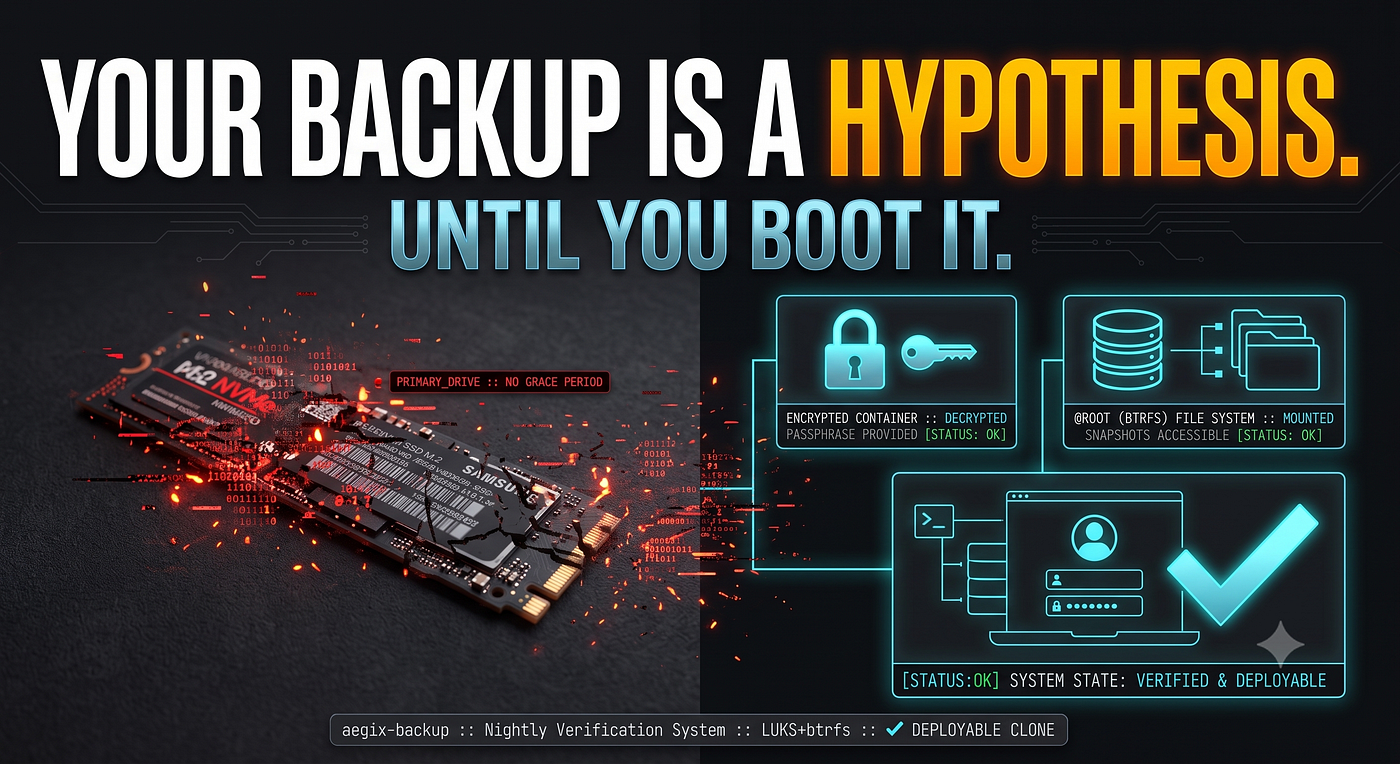 Your Backup Is a Hypothesis