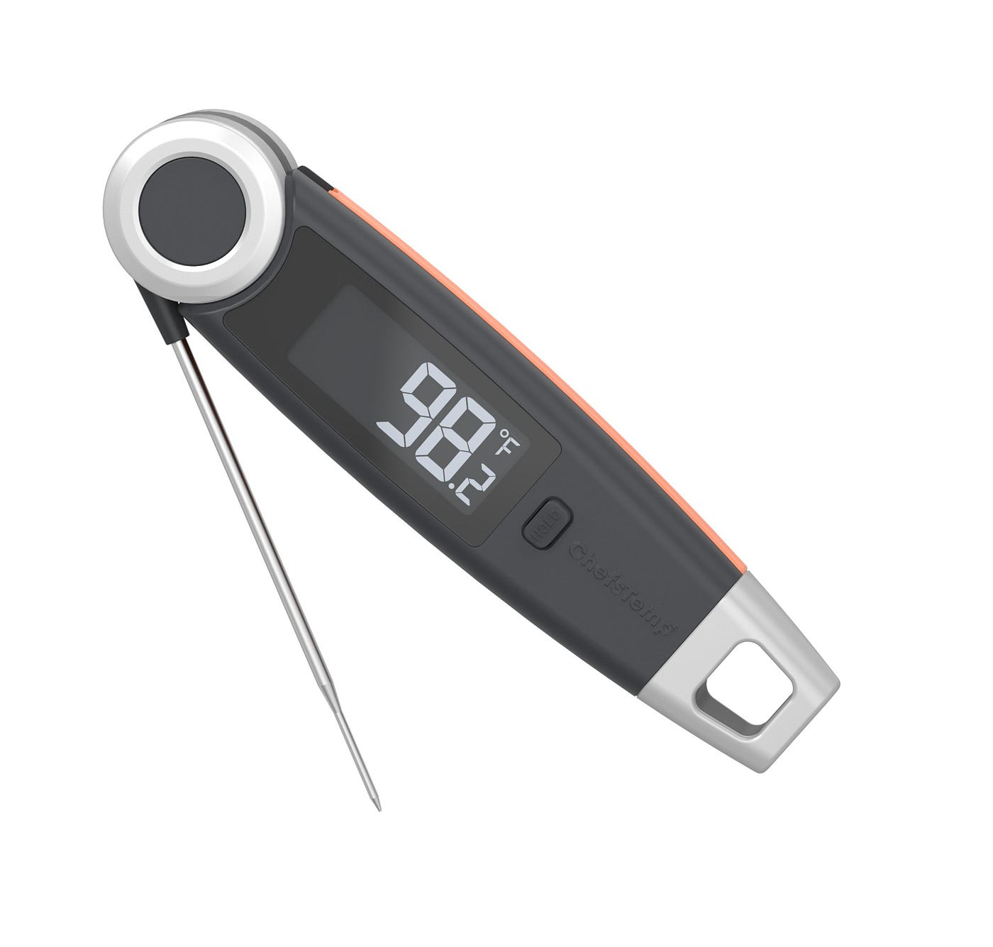 ChefsTemp Pocket Pro Instant Read Meat Thermometer for Grilling, Food, BBQ,  Kitchen Cooking, Oil Deep Frying & Candy (Iced Mango) 