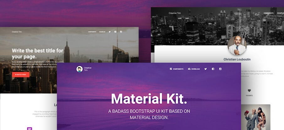 11 Best Free Material Design UI Kits for Sketch &amp; PSD in 2018 | by 