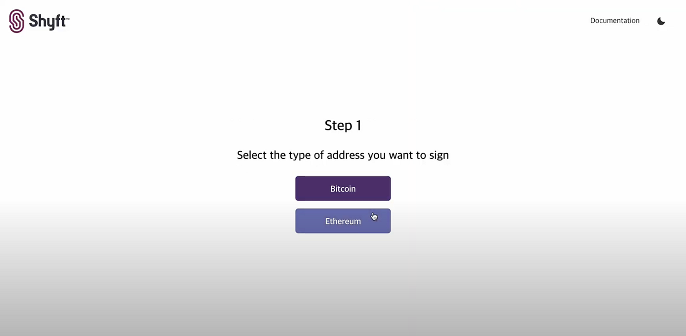 User Signing: A Step-by-Step Guide on Verifying Ethereum Non-Custodial Wallet  Wallet Ownership | by Shyft Network | Shyft Network | Medium