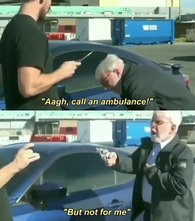 This is what would happen if an AI-enthusiast will actually jump on my throat