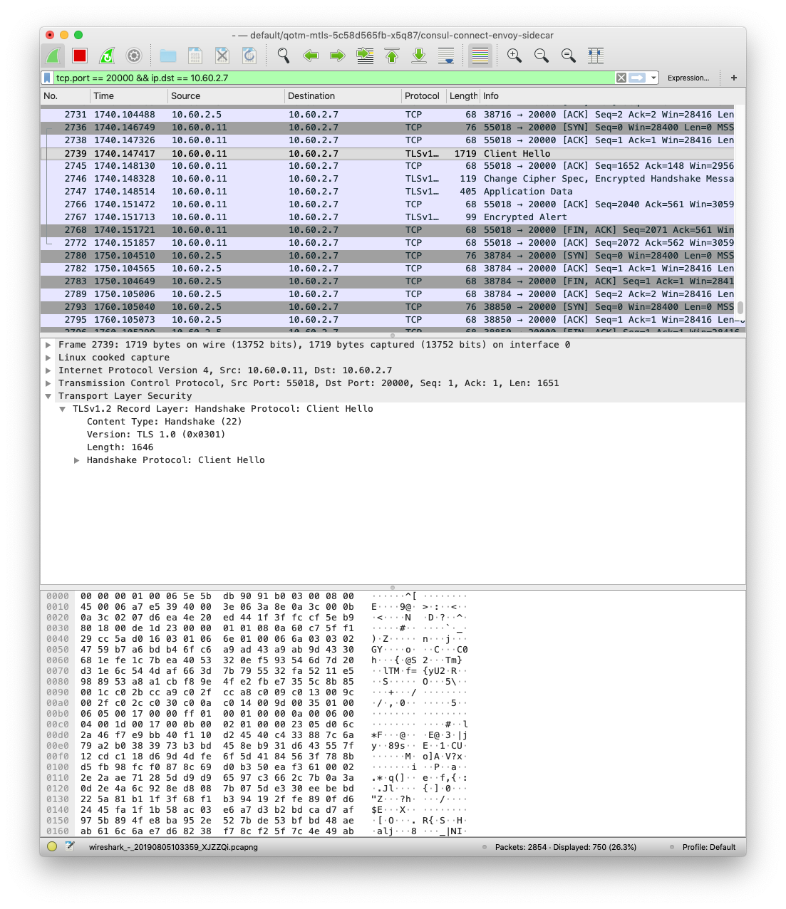 Verifying Service Mesh TLS in Kubernetes, Using Wireshark | Ambassador Labs