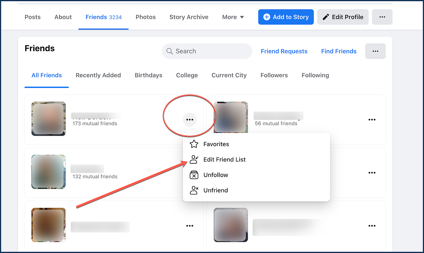 How To Create Separate Facebook Friend Lists | The Startup