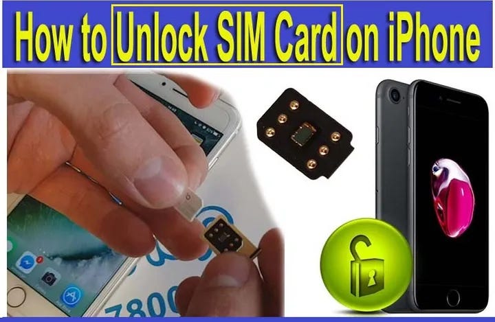 How to unlock the SIM card on your iPhone