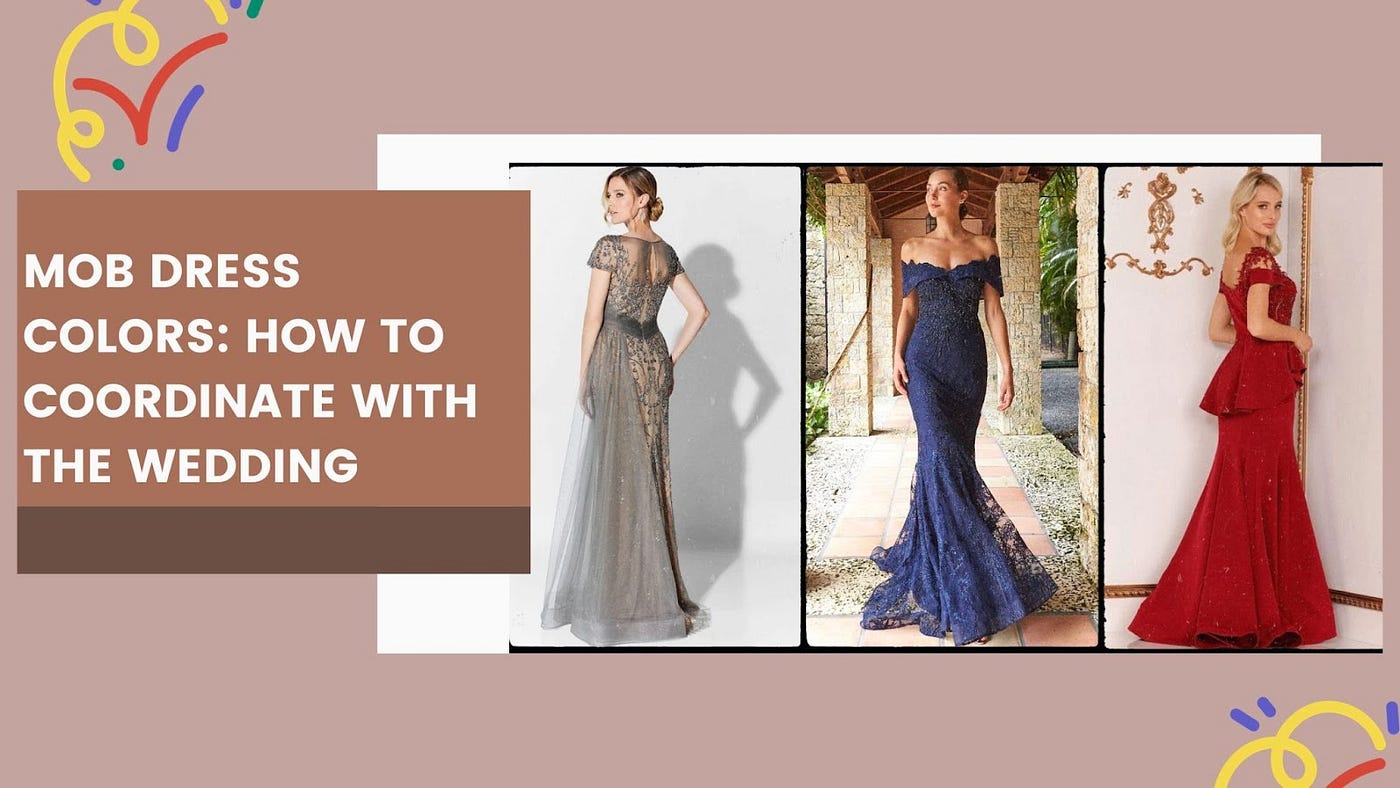Mob color of dresses cheap