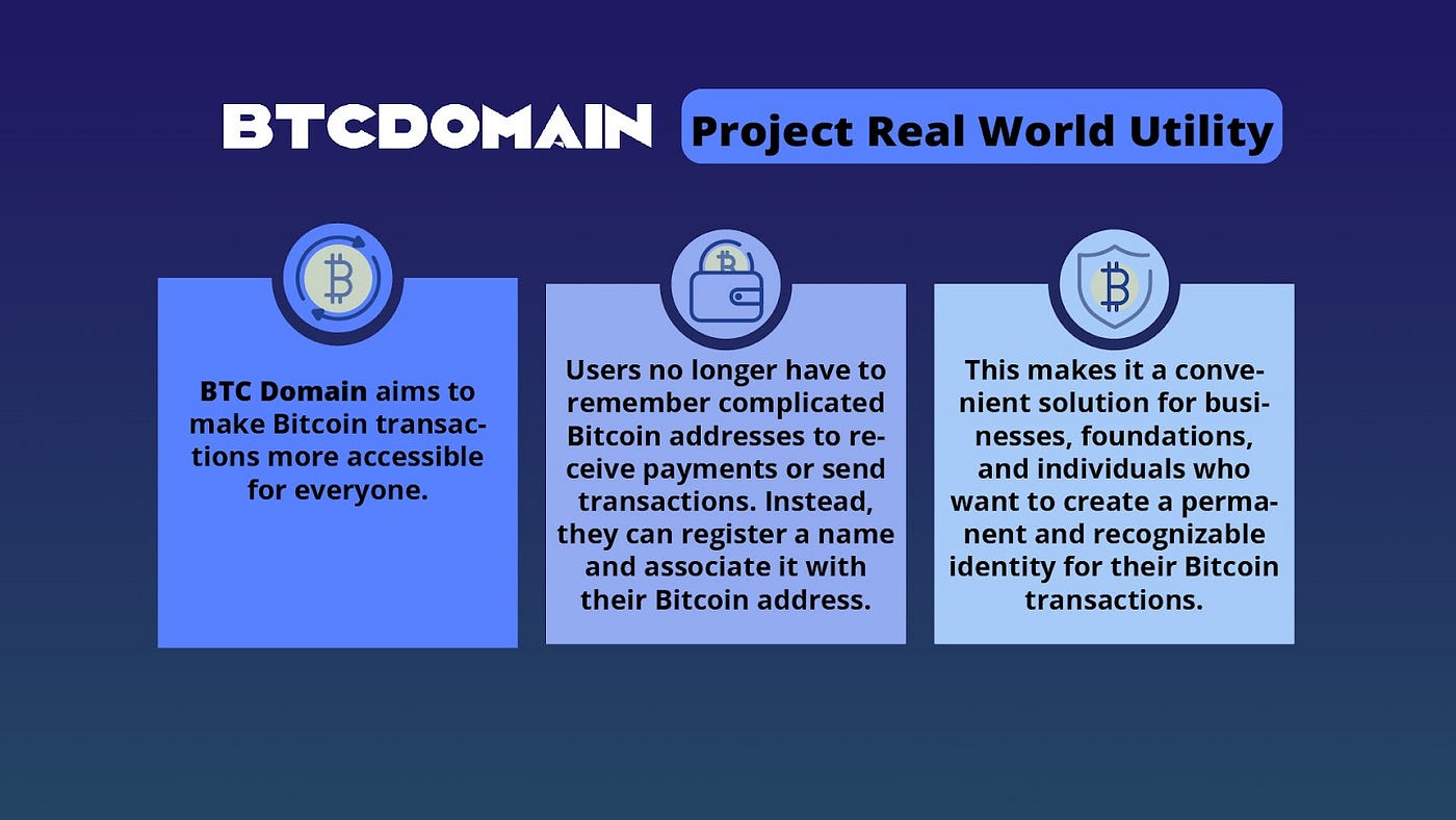 Project Overview: BTC Domain. Are you among those individuals who… | by  Slobodzeanb | Satoshi Club | Medium