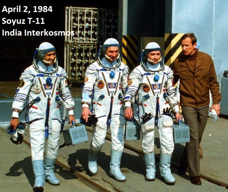 Rakesh Sharma Moon Landing Images