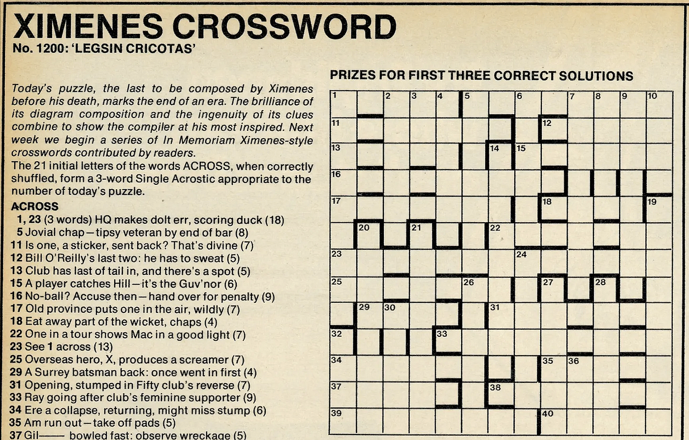 A History of Newspaper Puzzles