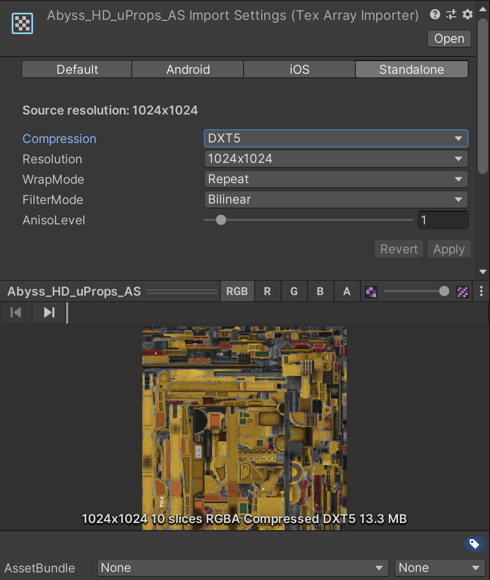 Texture Import Settings - Unity Manual