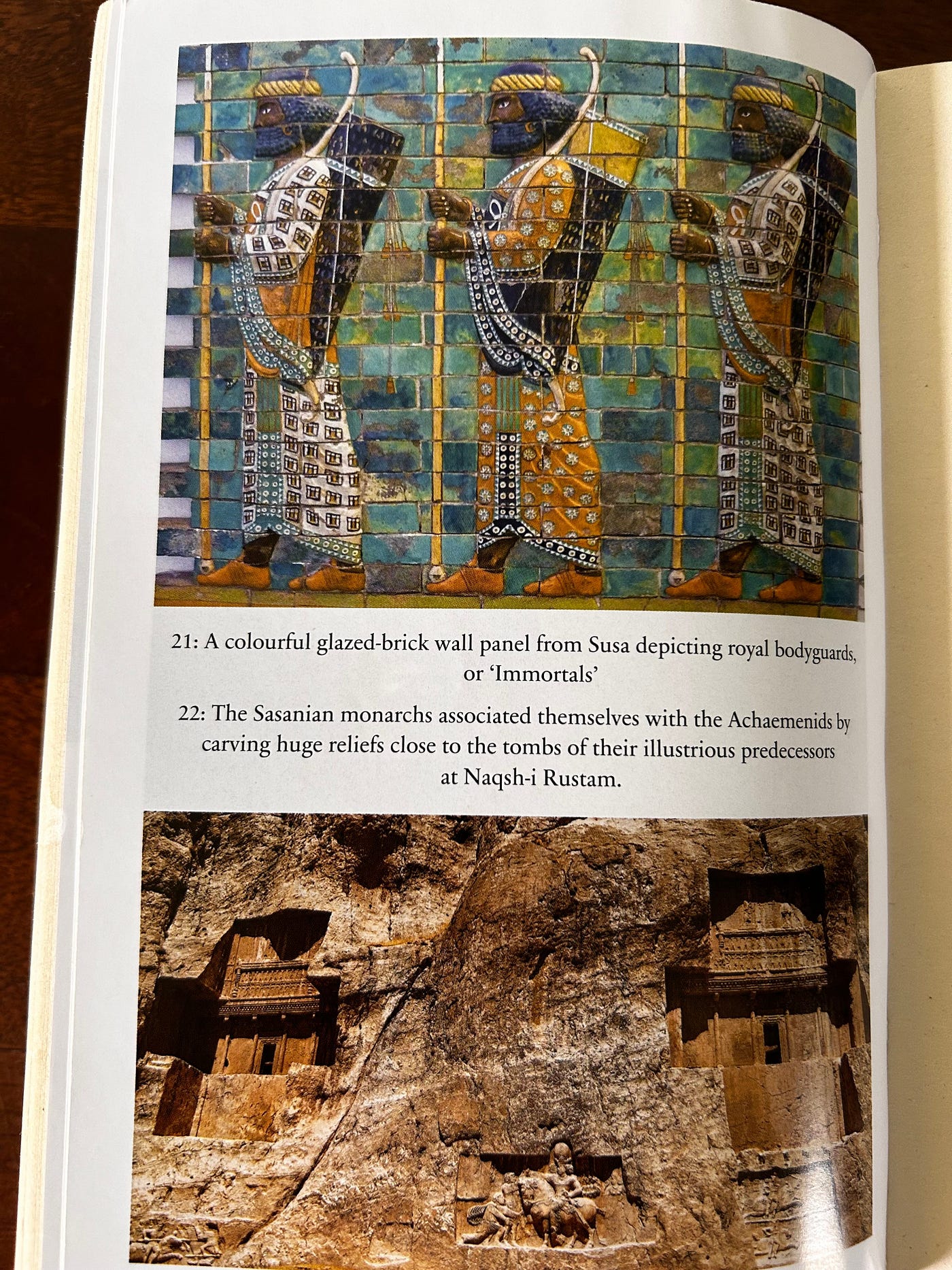 Immortals and the Naqsh-i-Rostam. Photo by author not to be used without permission.