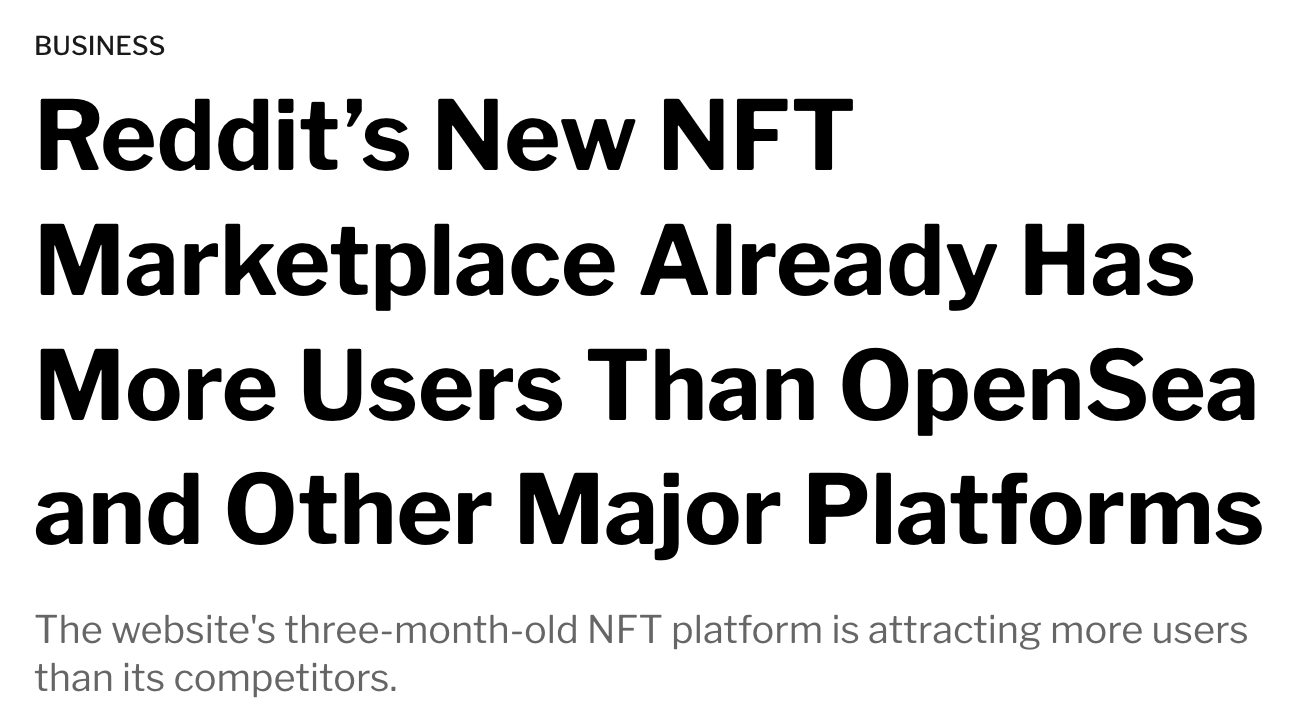 Are Reddit NFTs here to stay?. Reddit is a network of communities… | by  LucaCS | Medium