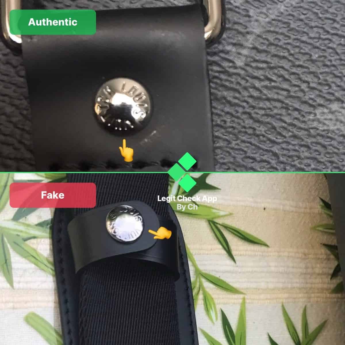 Louis Vuitton Belt - Real vs. Fake Comparison 