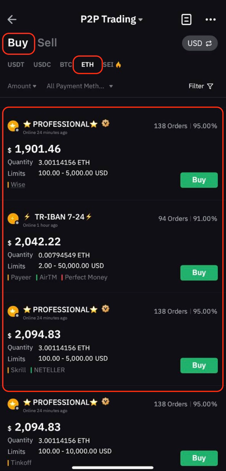 Buying and withdrawing cryptocurrency on ByBit using ETH as an example | by  MARS DAO | MARS DAO | Medium