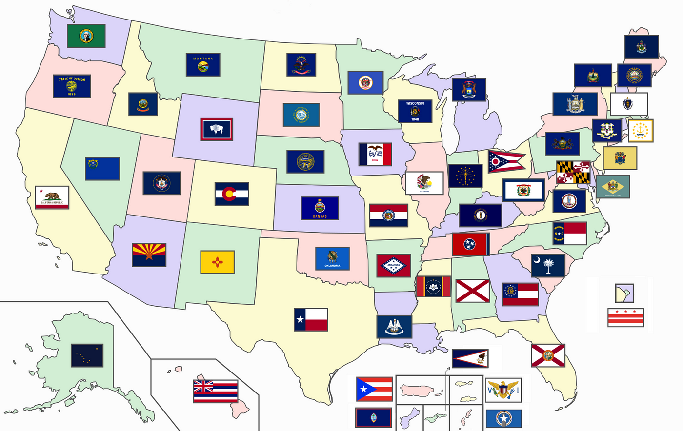 7 state flags still have designs with ties to the Confederacy - The  Washington Post