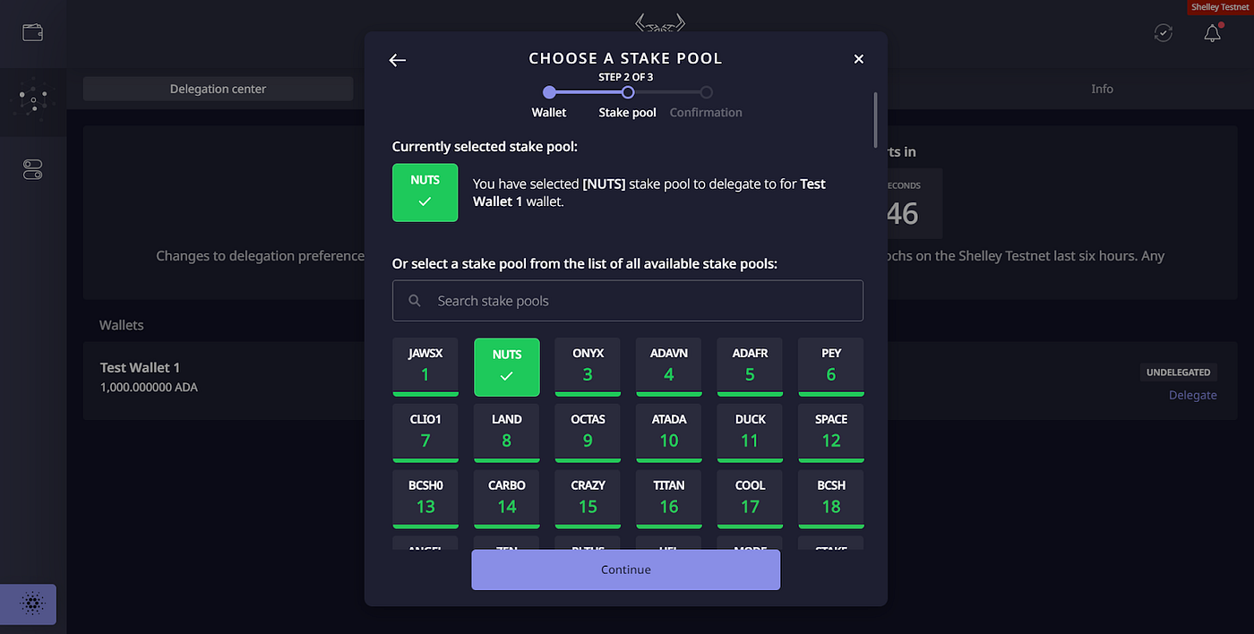 Staking and delegating for beginners — A step-by-step guide | by Cardano  Foundation | cardanorss | Medium
