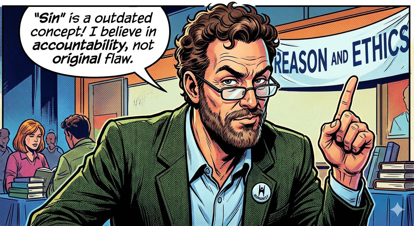 secular humanists reject sin