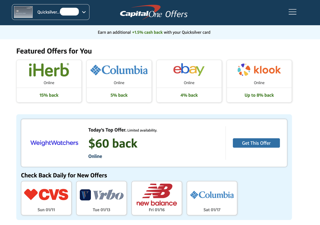 超強Capital One Shopping導購平台/信用卡導購offer 介紹| by tony Kuo | Code Da | Jan, 2026  | Medium