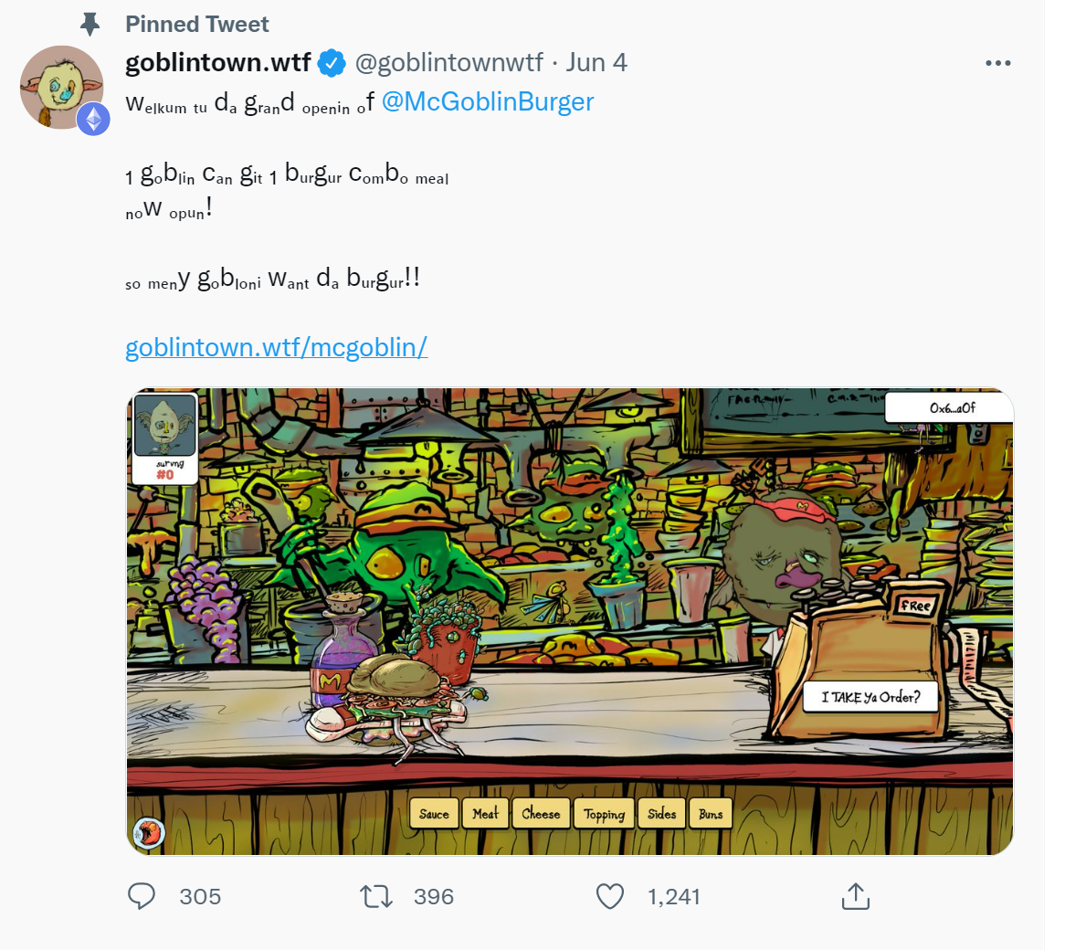 Is Goblintown the Next Bluechip NFT or Is It All Just a Big Joke? | by  Diamond Annie 💎💎💎 | Nswap.com | Medium