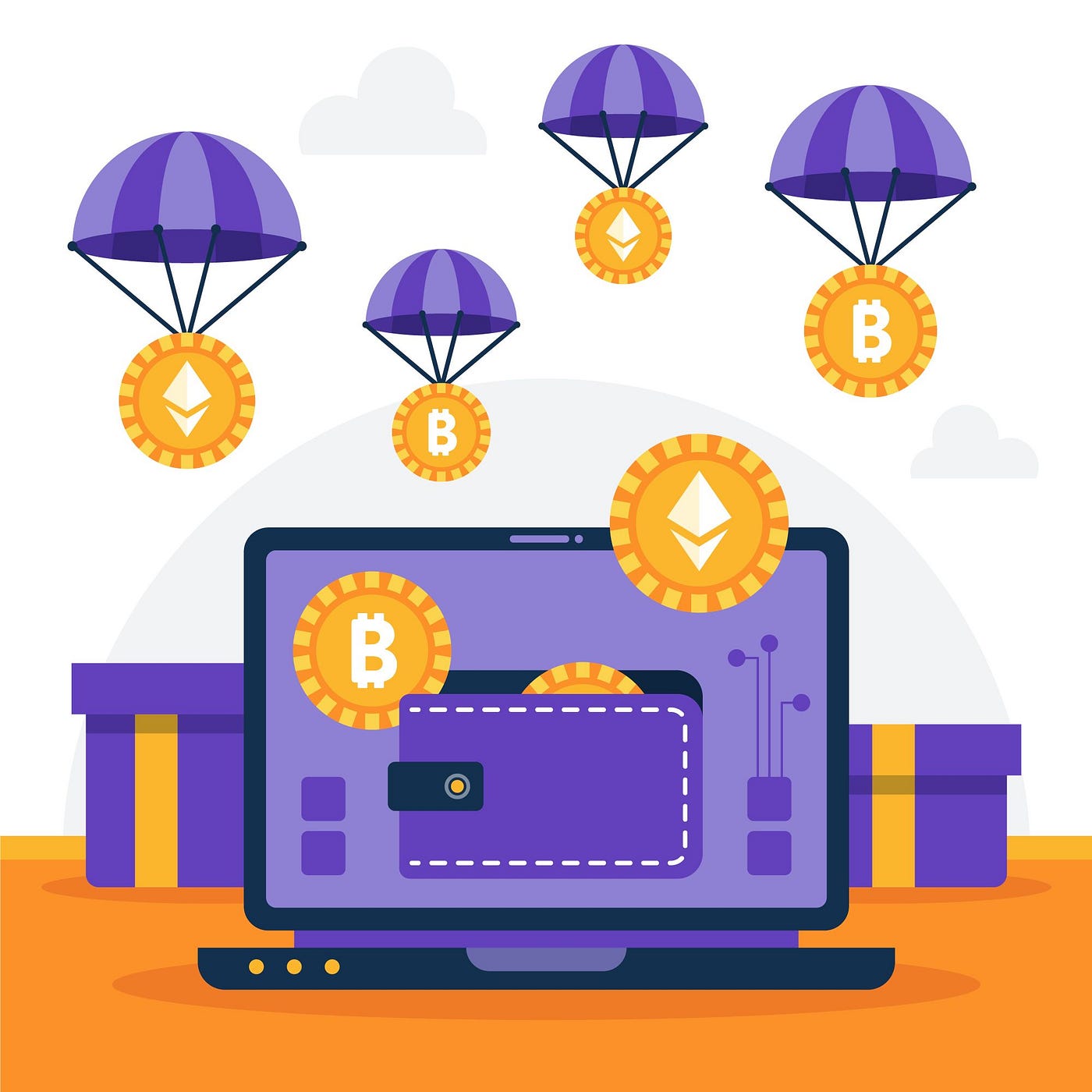 How To Do Free Crypto Airdrops In Your Community This Holiday | by Cwallet  | Medium