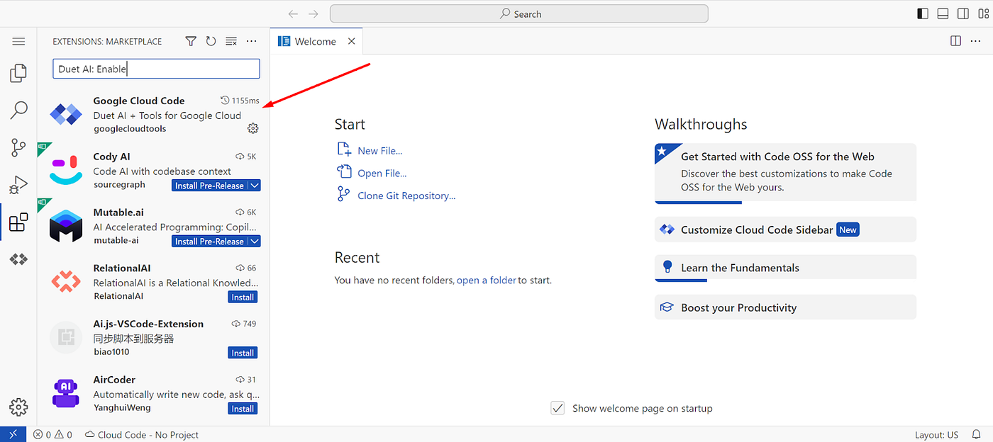 Google Cloud Code