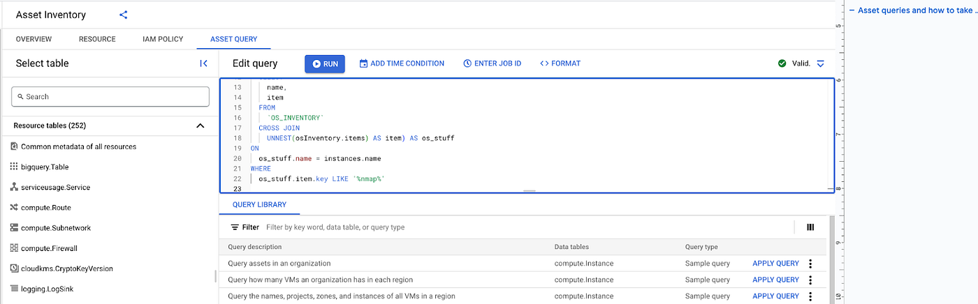 Implementing custom asset intelligence on GCP with Security