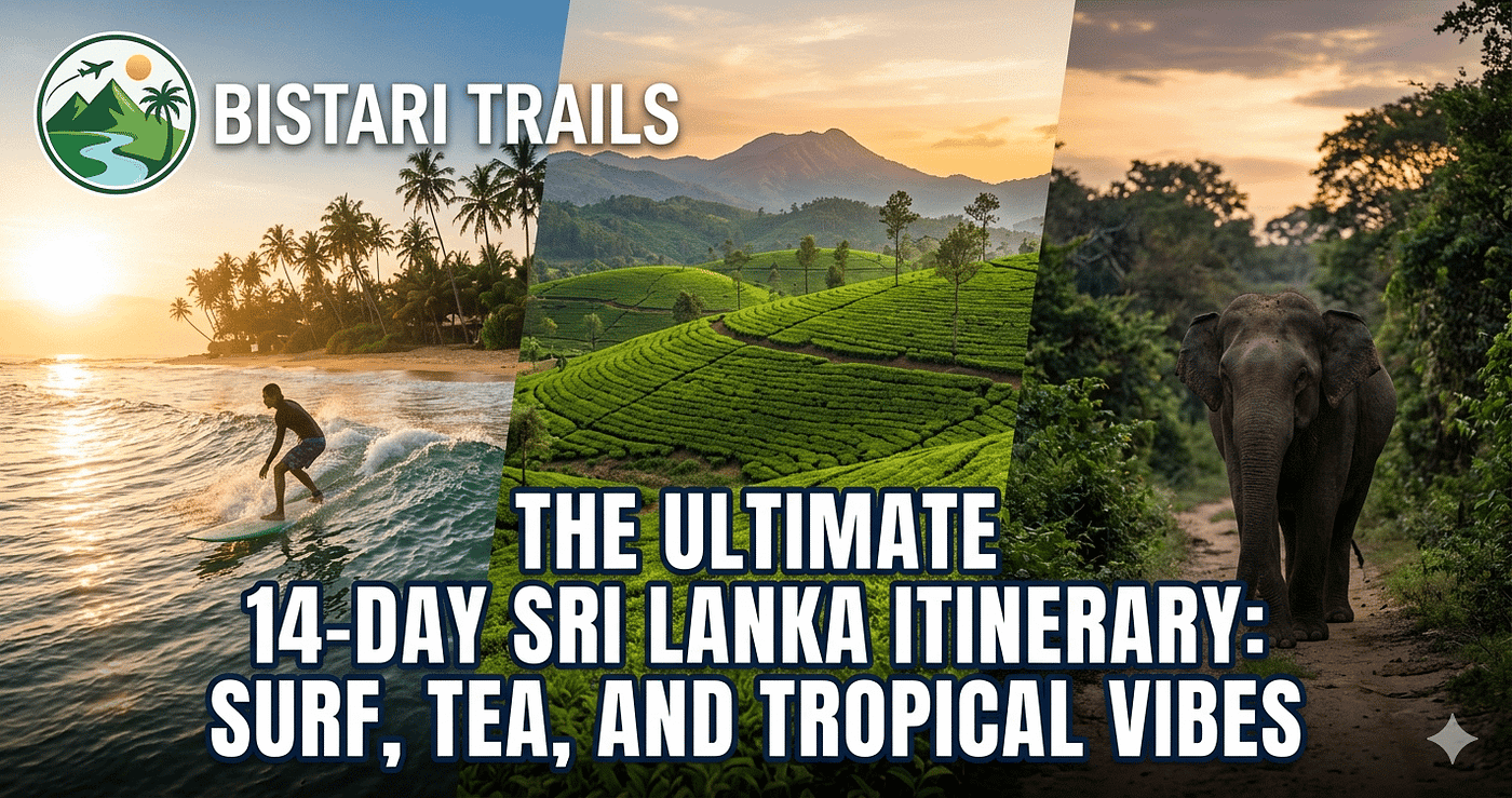 The Ultimate 14-Day Sri Lanka Itinerary: Surf, Tea, and Tropical Vibes