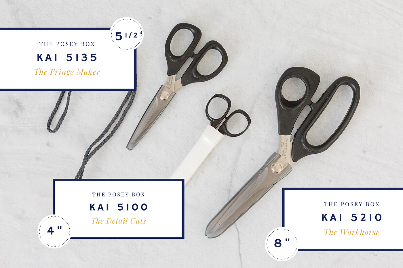 Kai - All-purpose scissors - N5210 - Tailoring