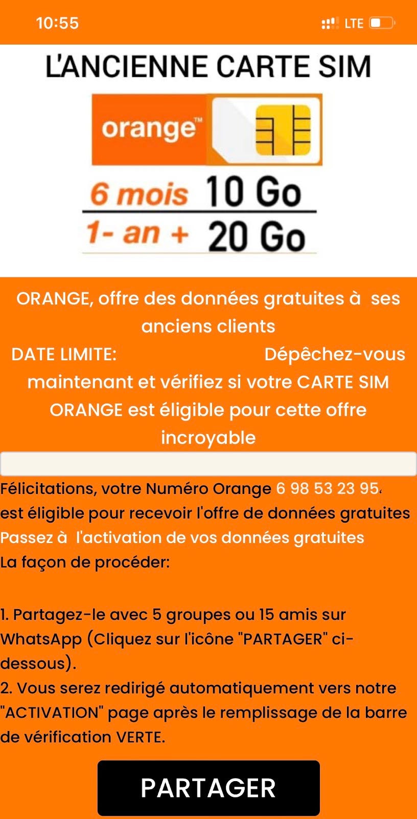 CANULAR : Orange n'offre pas de données gratuites à ses anciens abonnés, by PesaCheck