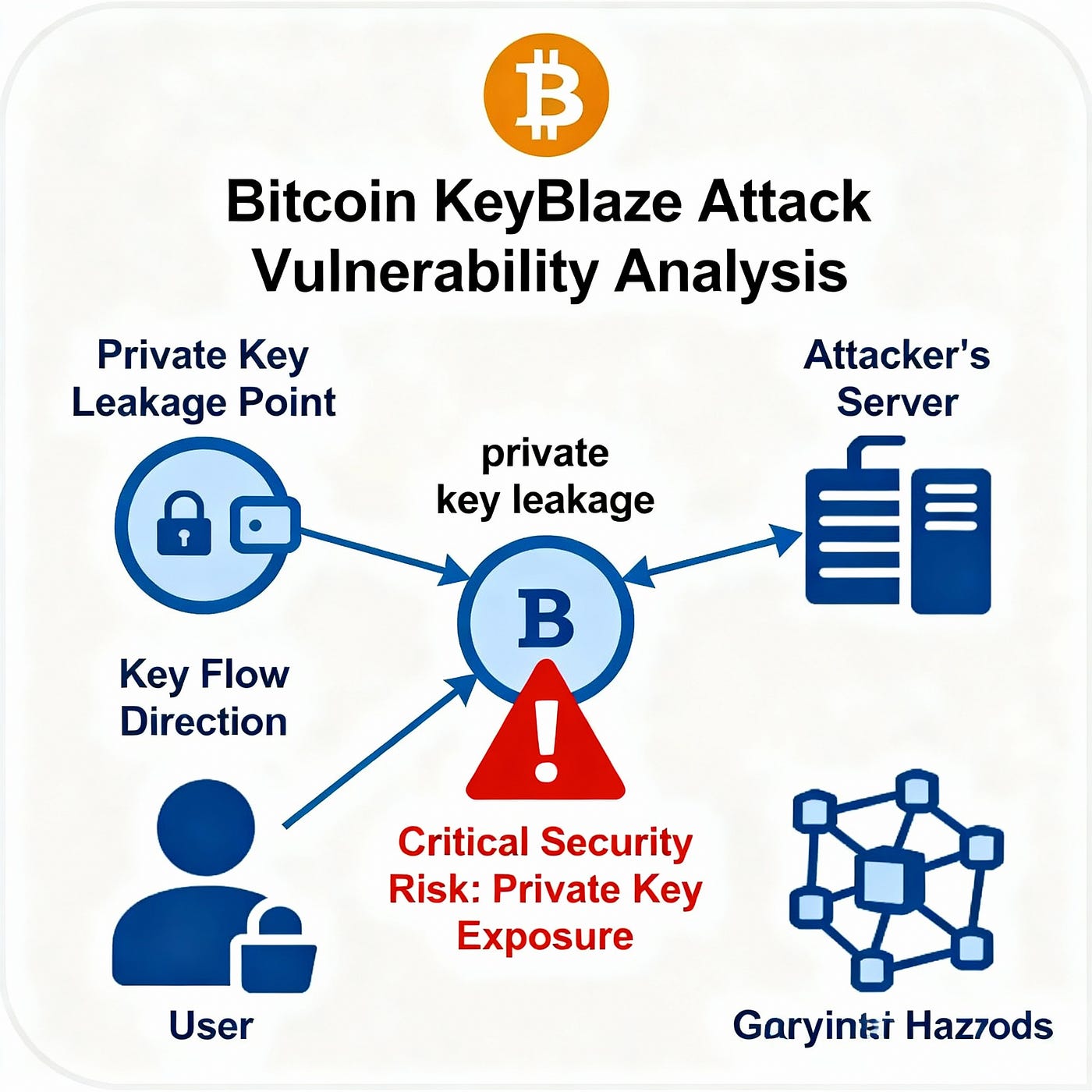 KeyBlaze Attack: Cryptographic collapse and private key recovery as a tool  for total compromise of the Bitcoin network and complete seizure of funds  from lost crypto wallets, where the attacker gains unauthorized