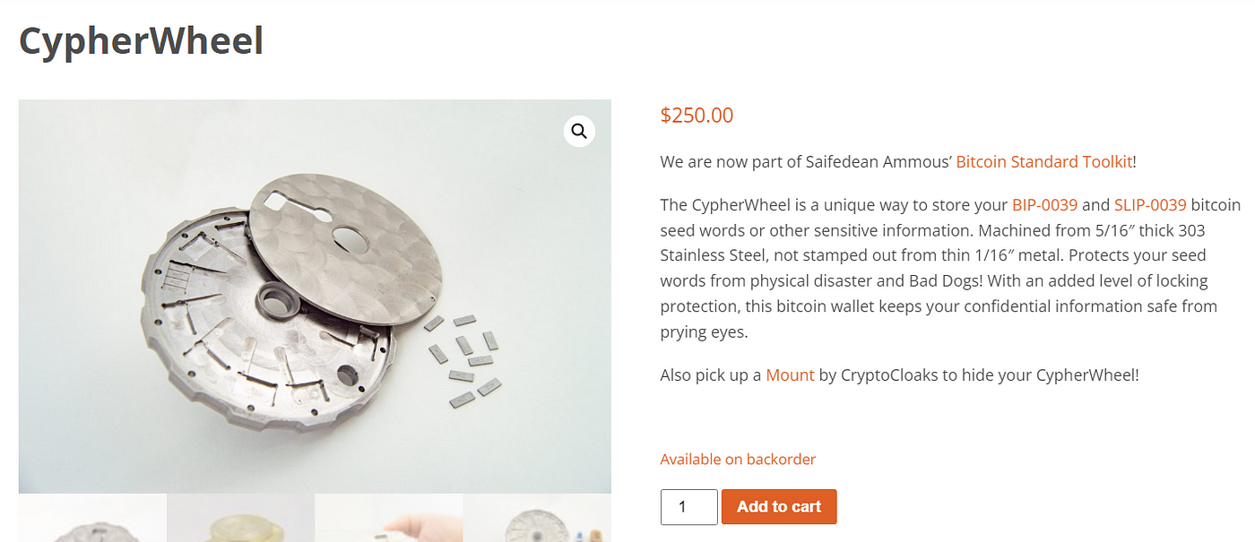 The Ultimate Guide to Store Your Seed Phrase | by Henrique Centieiro |  DataDrivenInvestor