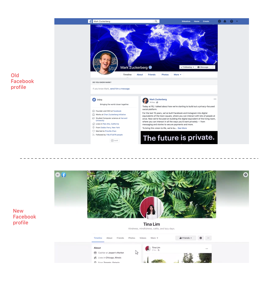 Facebook Profile Example How To Market On Facebook | Marketing Assets