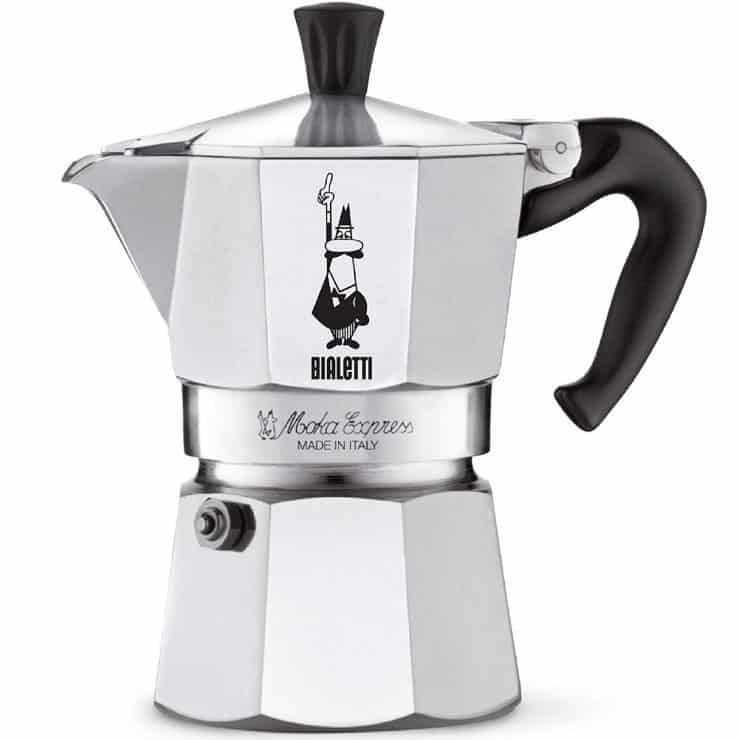Coffee Pot, Stainless Steel Moka Pot Italian Coffee Maker 6 cup/10 OZ  Stovetop Espresso Maker for Gas or Electric Ceramic Stovetop Camping Manual