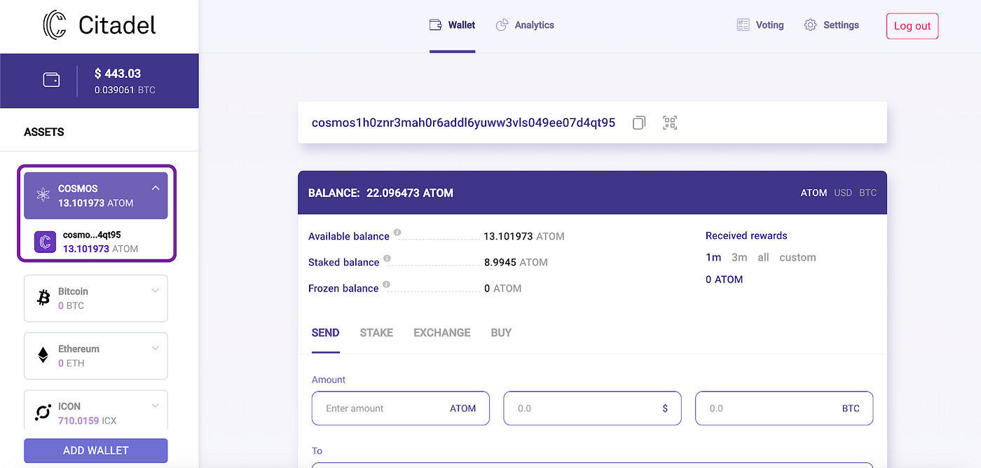 Citadel Staking Guide: Cosmos ($ATOM) | by Citadel.one | Medium