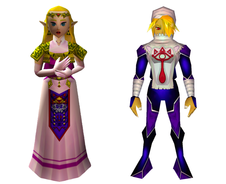 Princess Zelda - ocarina of time figure, 1998
