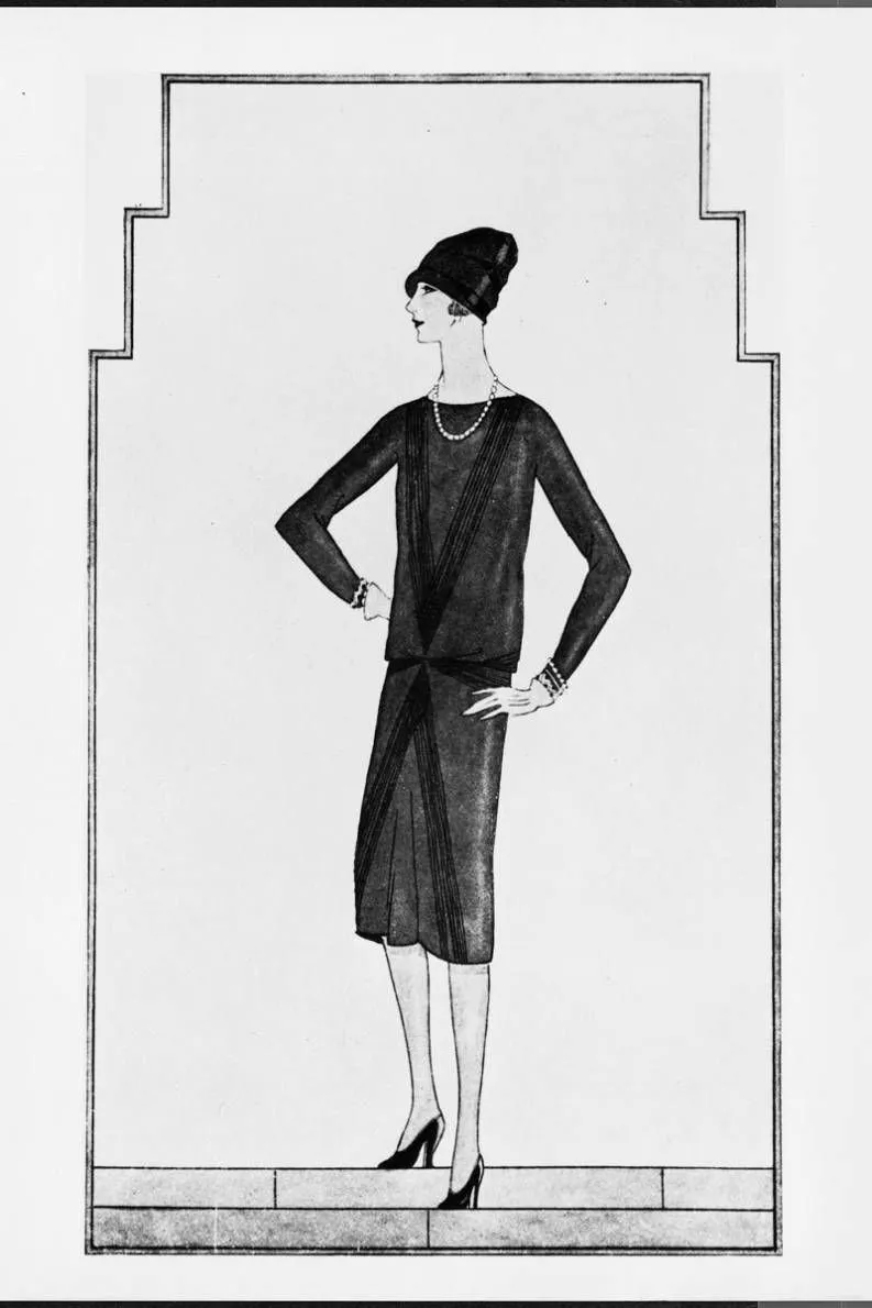 The little top black dress