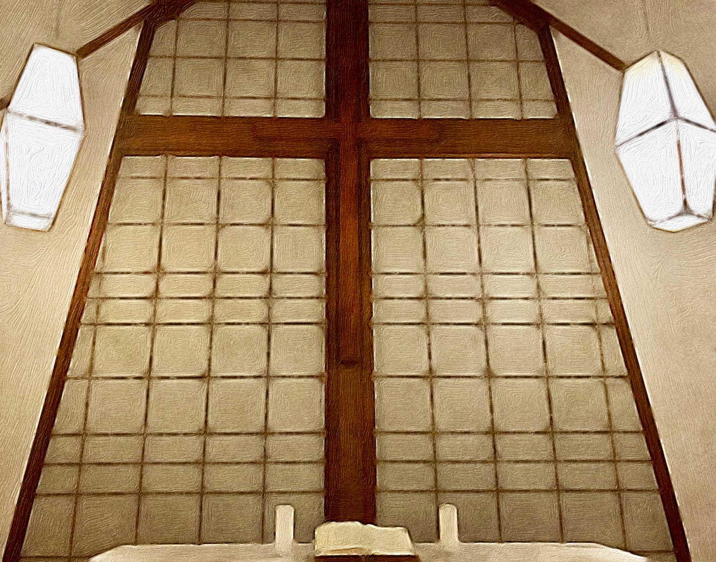Evangelische Kirche in Gotanda / Tokio an Karfreitag…