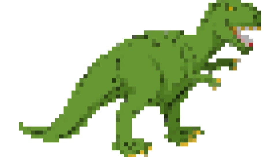 Python/Pygame Chrome Dino (Part 3) - Score & Background 