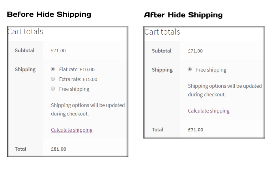 How To Hide All Other Shipping Methods When The Cart Has Free Shipping | by  DotStore | Medium