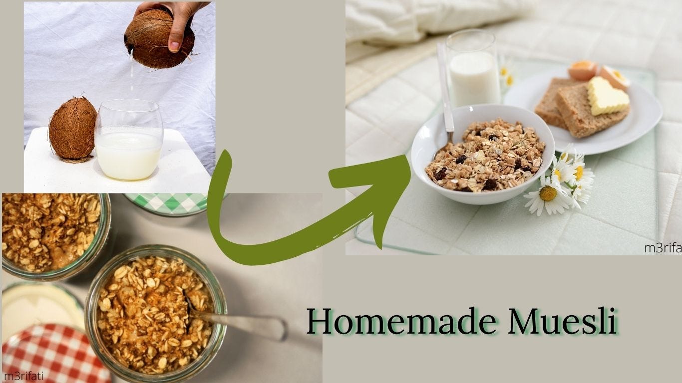 Healthy low-calorie breakfast options — Homemade Muesli | by RT M3RIFATI |  Medium