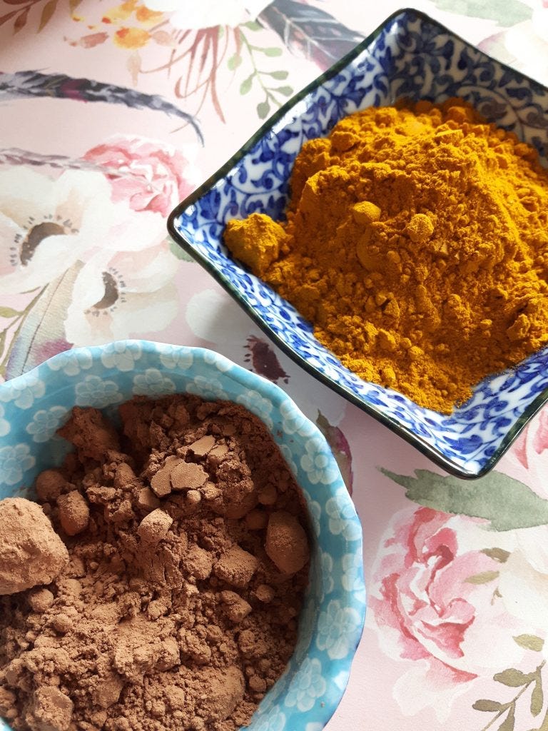 Raw Cacao and Turmeric Face Mask