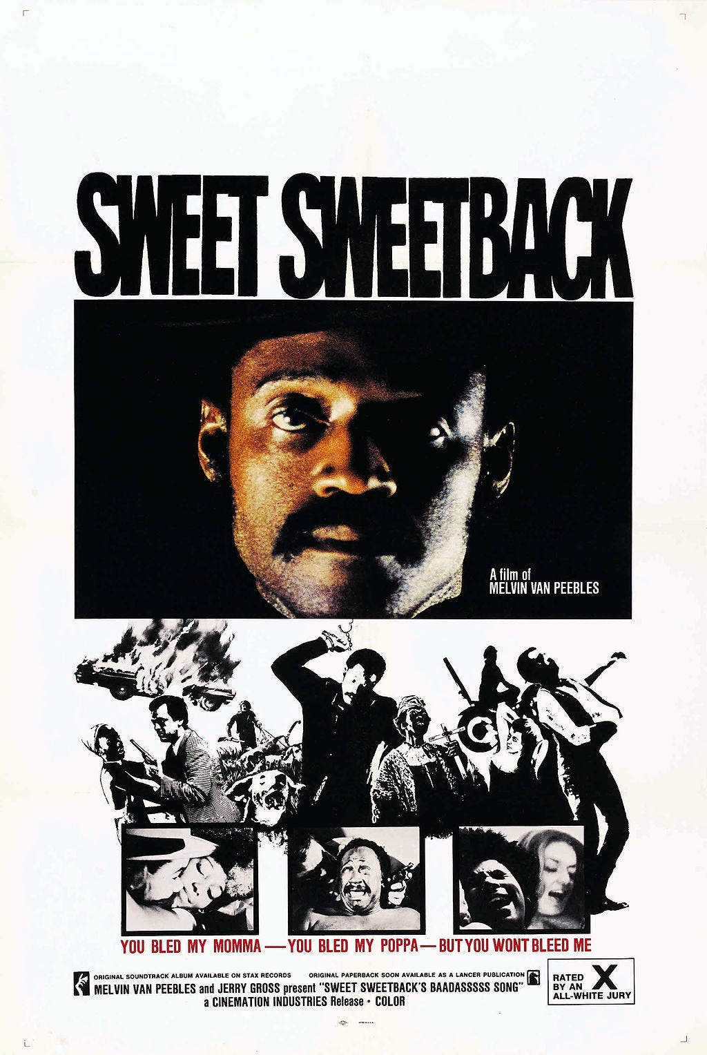 チラシ /Melvin Van Peebles / Blaxploitation Celebrating Blaxploitation Films. A glance at the contributions of