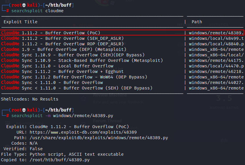 Buff — HackTheBox writeup. Buff is an easy Windows machine. You…, by  TheNguen