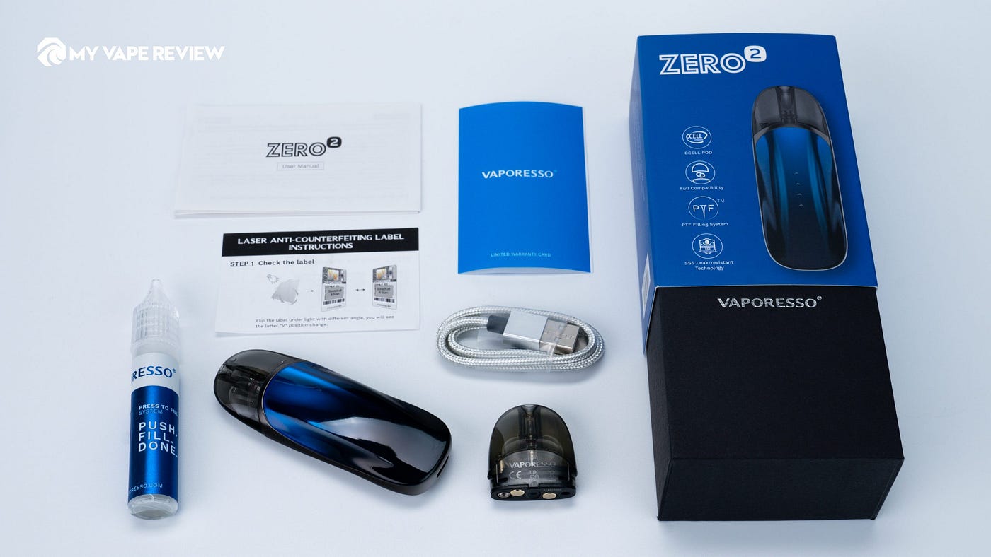 New Arrival ZERO 2 POD SYSTEM KIT BY VAPORESSO - VAPE PICKER